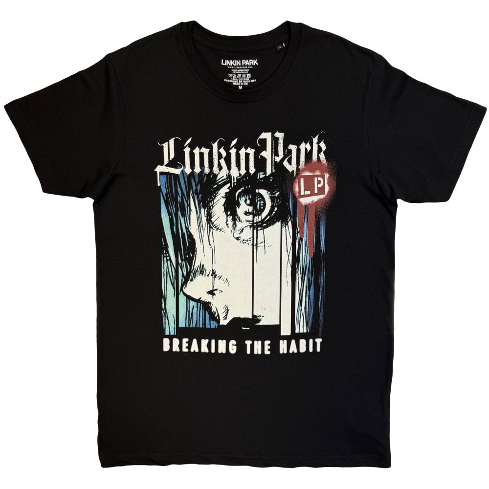 Linkin Park - Face Heren Tshirt - Zwart